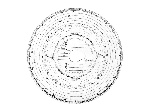 DIAGRAMA TAHOGRAF BLU 8 (125Km/h  1zi)