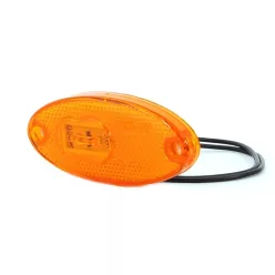 Indicator de lățime LED galben oval (W65)