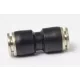 Conector drept din plastic 8mm (cu capăt metalic)