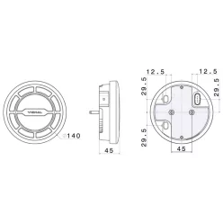 Lumină spate LED 5 funcții