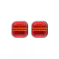 Kit de lumini spate fără fir cu trei funcții 12-24V