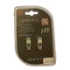 Bec LED T10 canbus, 8 LED-uri 24V alb 1 pereche