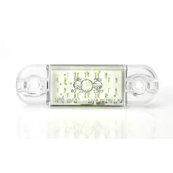 Indicator de poziție LED alb W97.3 (12 leduri) 12-24V