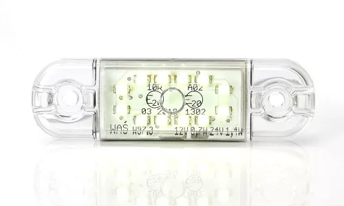Indicator de poziție LED alb W97.3 (12 leduri) 12-24V
