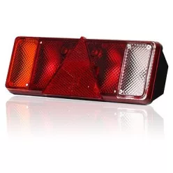 Lampă spate cu 5 funcții stânga cu trei căi (W09)