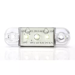 Indicator de poziție LED alb W97.1 (3 leduri) 12-24V