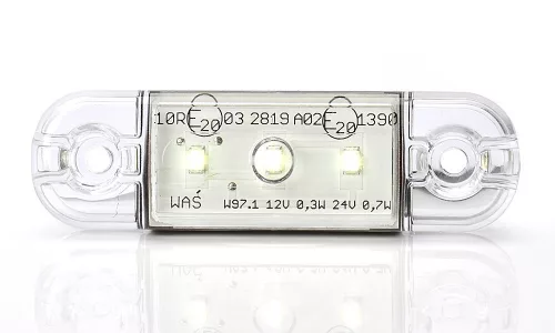 Indicator de poziție LED alb W97.1 (3 leduri) 12-24V