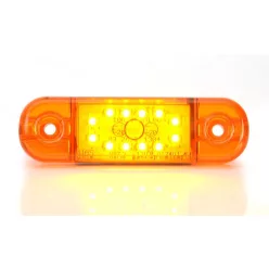 Indicator de lățime LED galben W97.3 (12 leduri) 12-24V