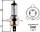 Bec Hella H4 Lumină albastră 12V 60/55W