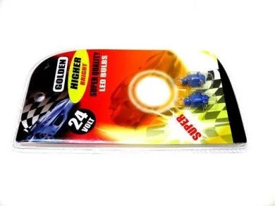 Bec LED 24V/1,2W pentru bord Bax 2 buc, albastru