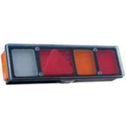 Lampă spate LED cu 7 camere triunghi prismatic stânga