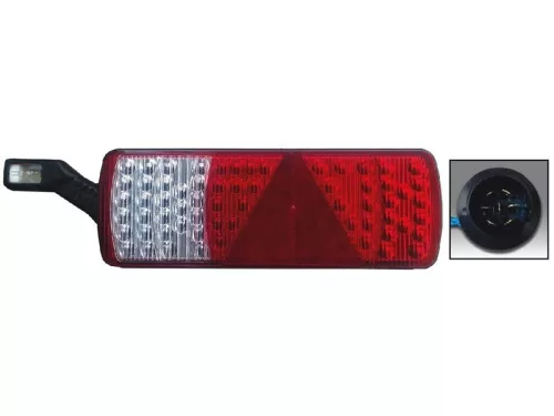 Lampă spate cu 5 camere cu indicator de vânt Led stânga