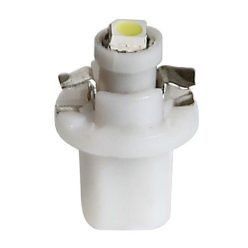 Bec LED B8,5d 12/24V (1smd-alb) 2pcs