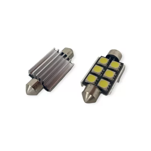 LED CANBUS soffit bulb 24V (6smd-alb-41mm) 2pcs