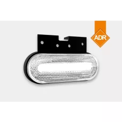 Bandă indicatoare de poziție cu LED alb (cu suport)