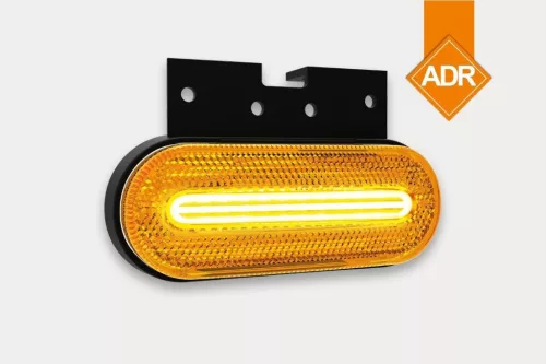 Bandă indicatoare de poziție cu led galben (cu suport)