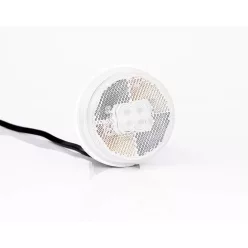 Indicator de poziție LED rotund alb