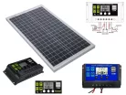 KIT SOLAR FOTOVOLTAIC 40W / 12-24V (PANOU FOTOVOLTAIC SI REGULATOR TENSIUNE)