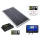 KIT SOLAR FOTOVOLTAIC 40W / 12-24V (PANOU FOTOVOLTAIC SI REGULATOR TENSIUNE)
