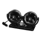 Ventilator dublu cu 2 viteze 12V