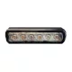LED galben cu lumină stroboscopică 12/24V 6LED