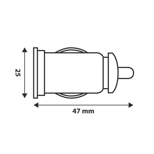 Încărcător brichetă USB 12/24V