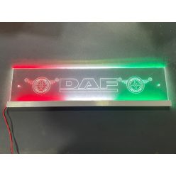 PLEXIGLAS GRAVAT SI ILUMINAT - DAF 12V
