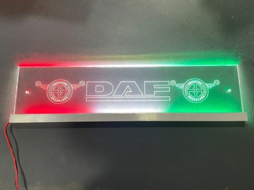 PLEXIGLAS GRAVAT SI ILUMINAT - DAF 12V