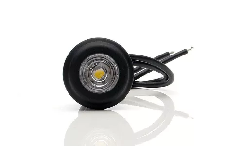 Indicator de poziție cerc cu led alb 12/24V (668)