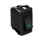 Comutator cu 2 poziții 12/24V 10A (verde)
