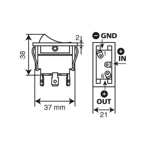 Comutator de echilibrare 12/24V 20A