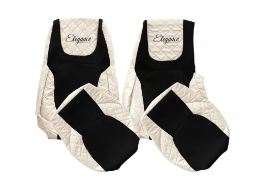SET HUSE SCAUN DAF XG, XG+, XF NG DUPA 2021 PT SCAUN LOCUL PASAGERI PLIABIL CHAMPAGNE