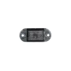 LED alb indicator de poziție 12/36V fum