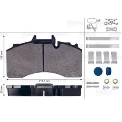 Plăcuță de frână BPW ECO+2 WVA29228