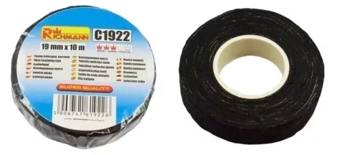 Bandă izolatoare textilă 19mm 10m