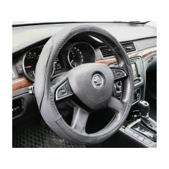 HUSA PENTRU VOLAN 37-39CM IMITATIE DE PIELE NEGRU