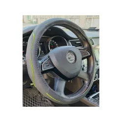HUSA PENTRU VOLAN 37-39CM IMITATIE DE PIELE NEGRU/VERDE