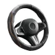 HUSA PENTRU VOLAN 37-39CM DIN PIELE NATURALĂ NEGRU/PORTOCALIU