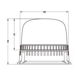 Lampă cu filament magnetic LED 12/24V