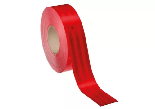 Bandă reflectorizantă roșie (3M)