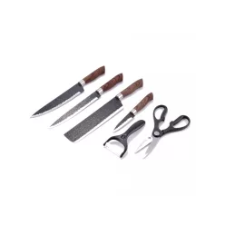 SET DE CUTITE DIN OȚEL INOXIDABIL 6 PIESE