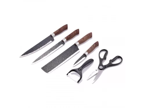 SET DE CUTITE DIN OȚEL INOXIDABIL 6 PIESE