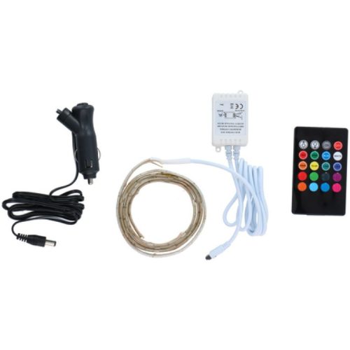 Iluminare multicoloră a decorului interior cu LED-uri (1meter-1224V cu telecomandă)