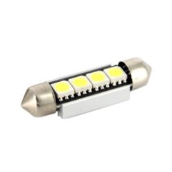 Bec LED 12V 39mm-4smd, alb, C5W soffit