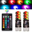 Bec LED 12V 5W T10 RGB cu schimbare de culori și telecomandă