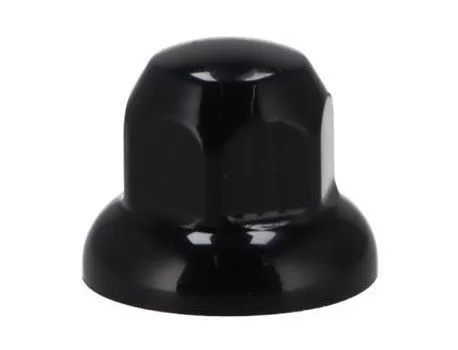 Capac piuliță roată negru 32