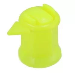 Capac cu șurub cu indicator de slăbire neon galben 32mm