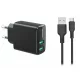 Încărcător cu cablu USB-C