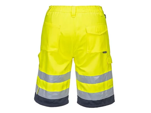 PANTALONI SCURT REFLECTORIZANT GALBEN NEON