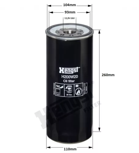 Filtru de ulei Volvo